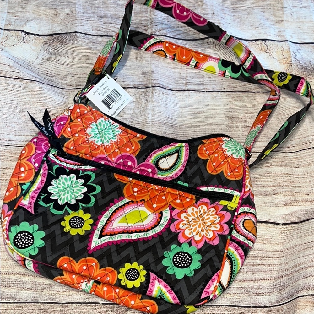 Vera Bradley Carryall Crossbody Ziggy Zinnia NWT